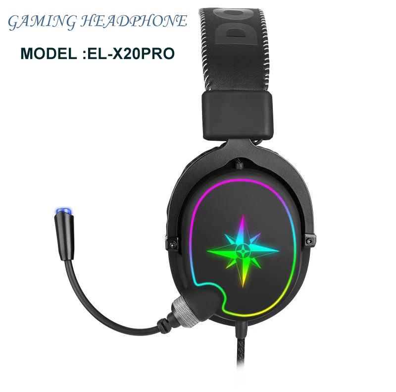 Gaming Headphones Crossing Led